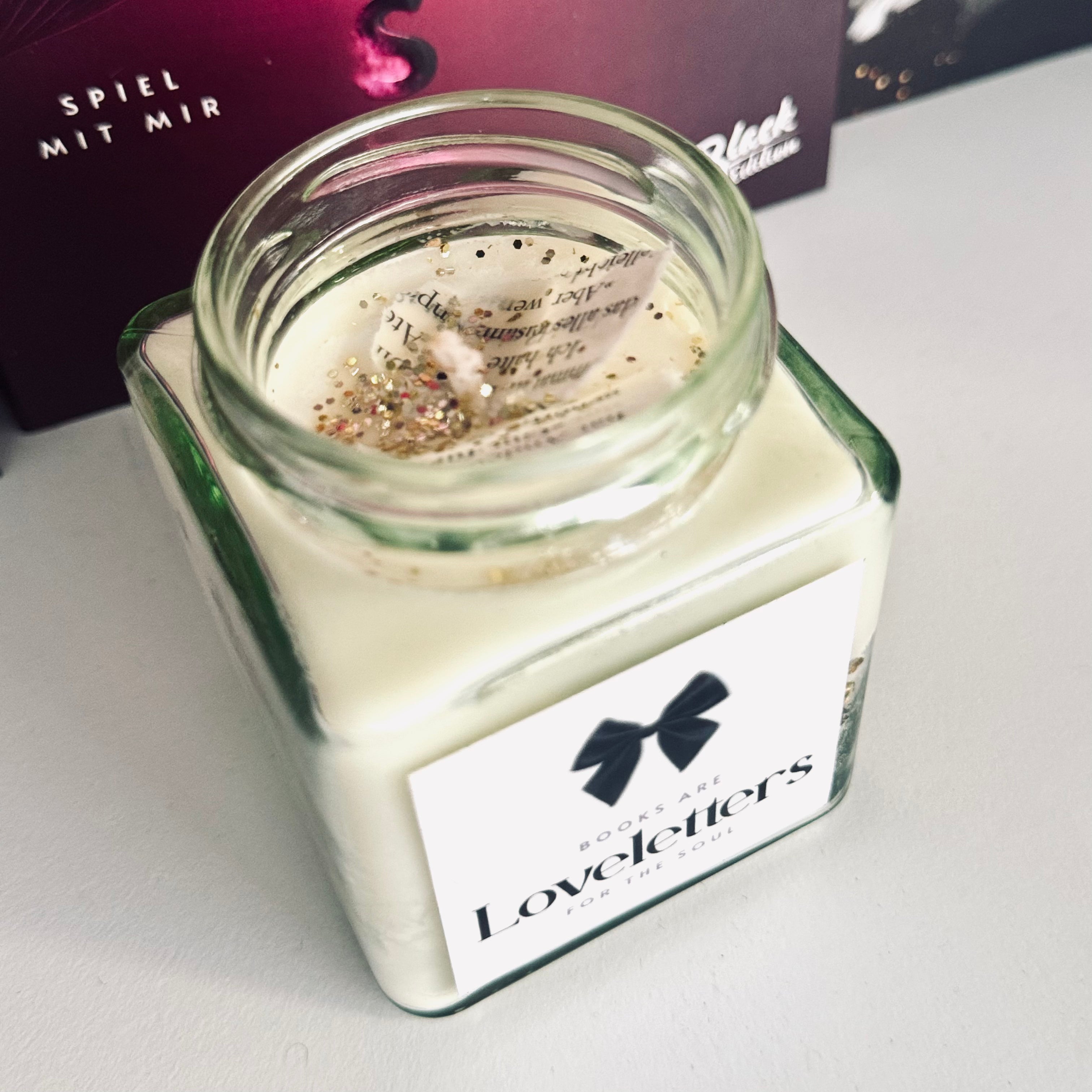 Loveletters Kerze Innen